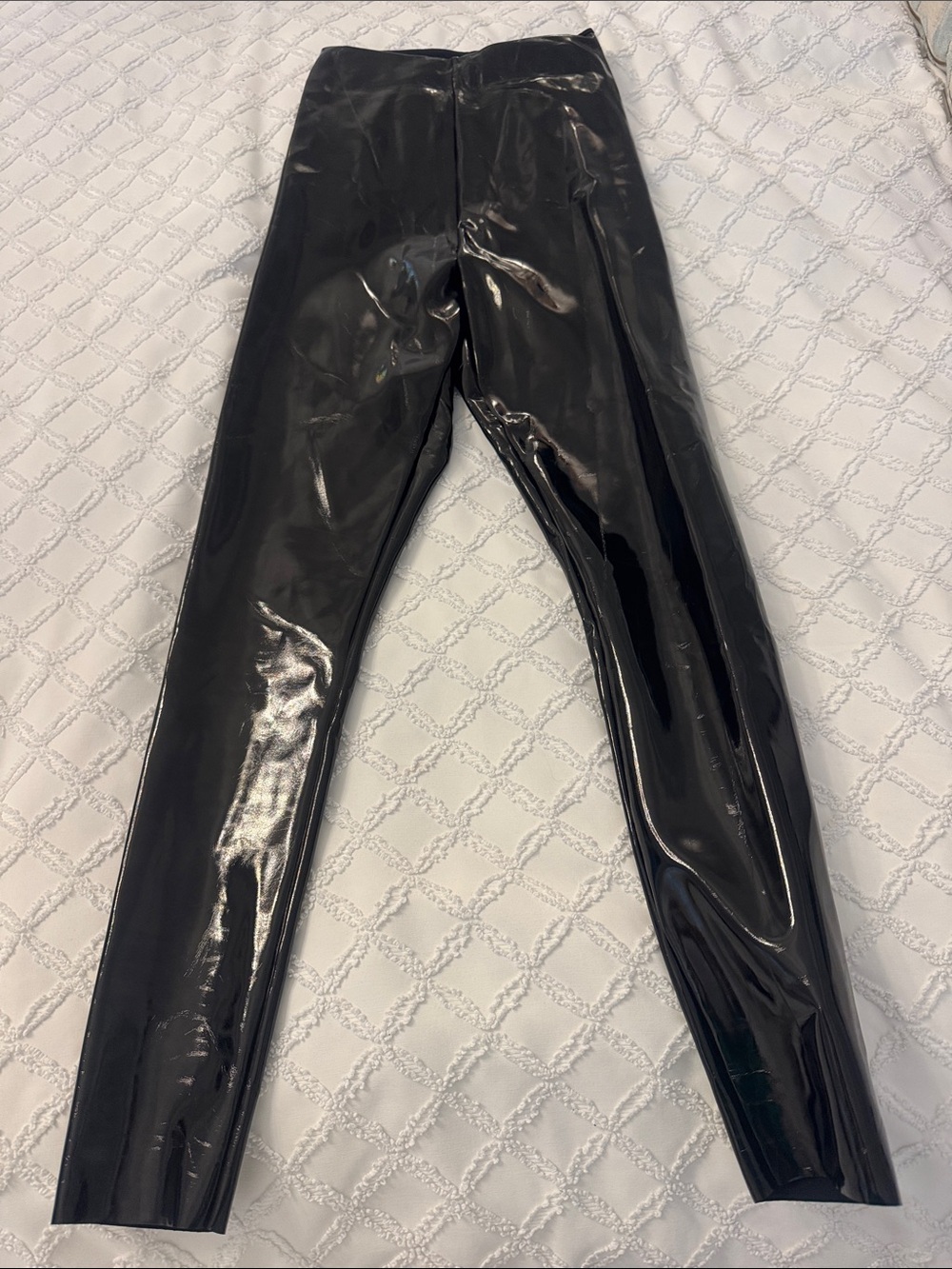 Commando Black Leggings with Pink Logo Print